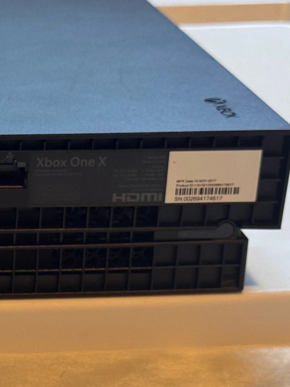 Microsoft Xbox One X Black Console with Front USB